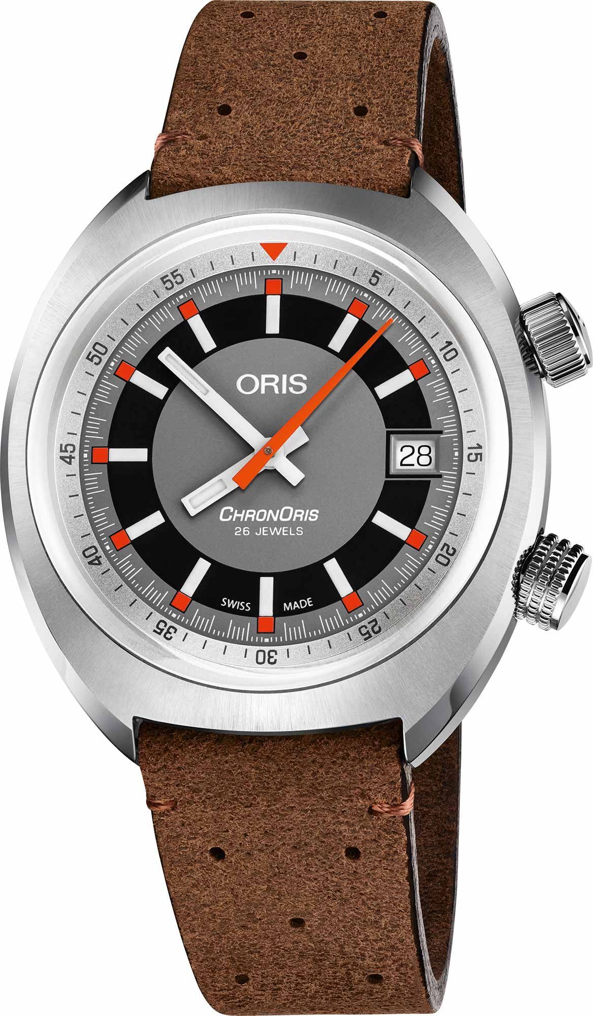 Oris Motor Sport Chronoris Grey Dial 39 mm Automatic Watch For Unisex - 1