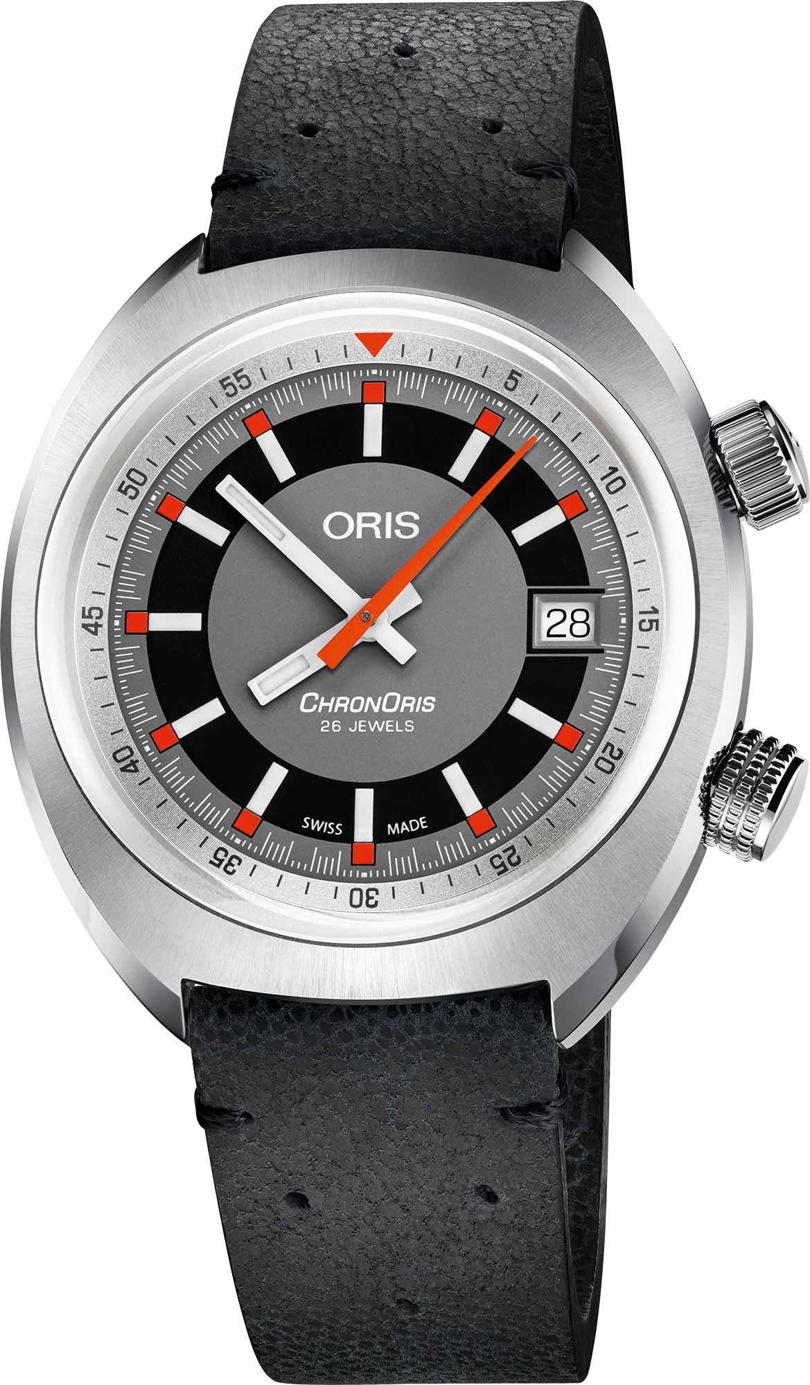Oris Chronoris 39 mm Watch in Grey Dial For Unisex - 1