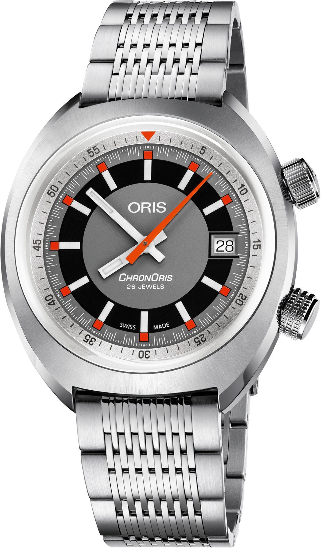 Oris Motor Sport Chronoris Grey Dial 39 mm Automatic Watch For Men - 1