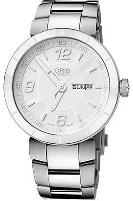 Oris Motor Sport  White Dial 43 mm Automatic Watch For Men - 1