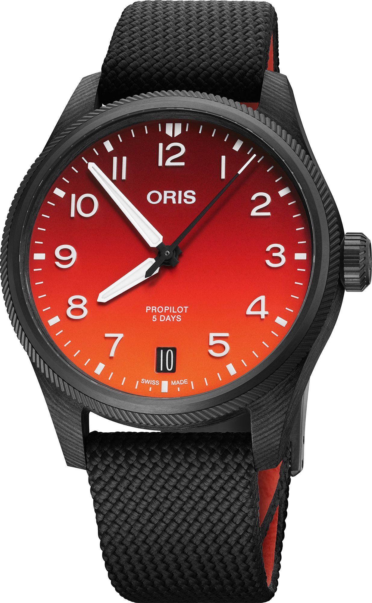 Oris ProPilot Coulson Limited Edition Orange Dial 41 mm Automatic Watch For Unisex - 1