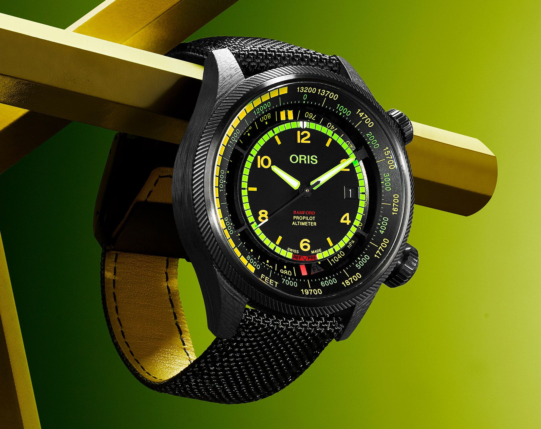 Oris ProPilot Automatic Men Watches in Round case Black Dial