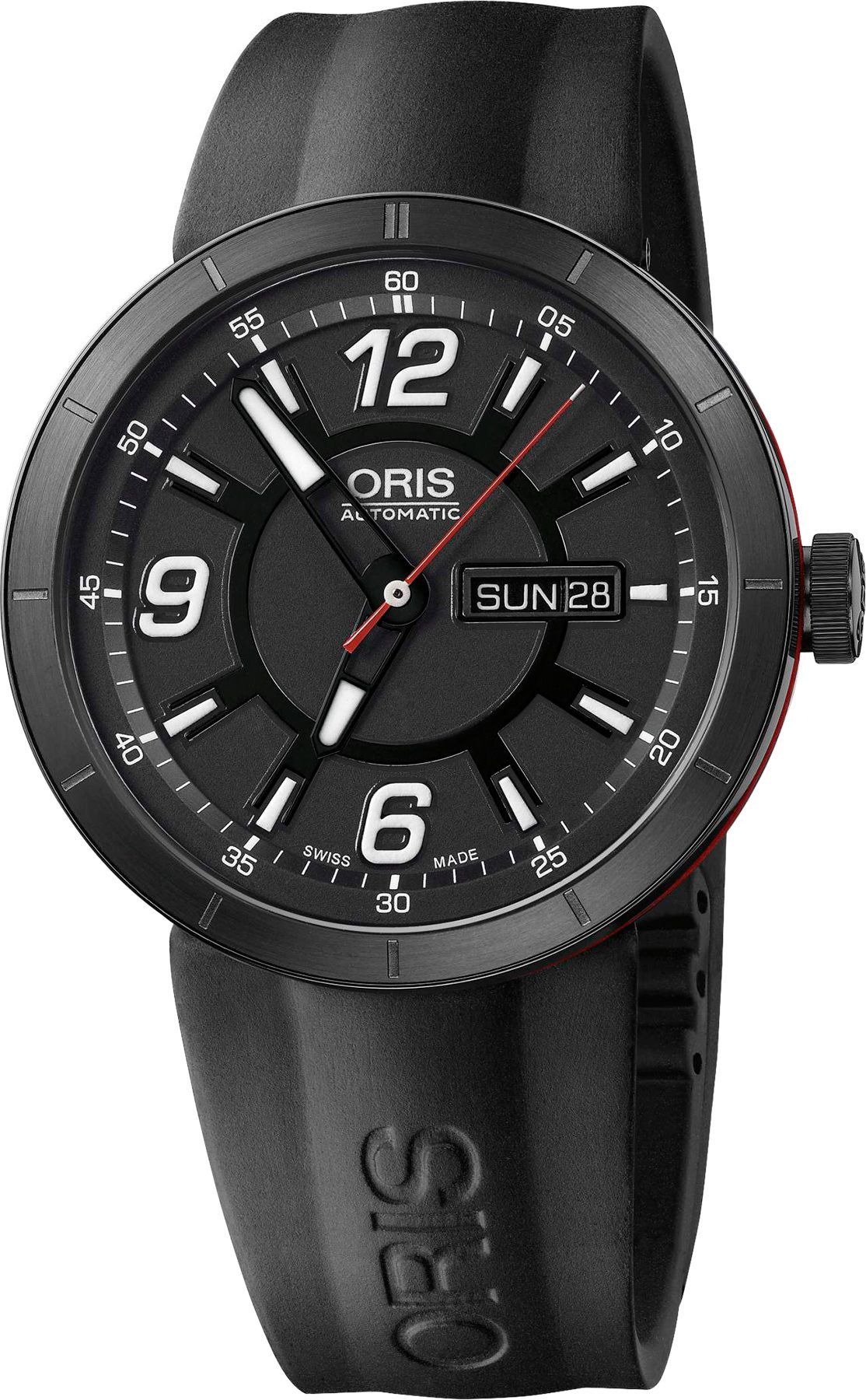 Oris TT1 Day Date Black Dial 43 mm Automatic Watch For Men - 1