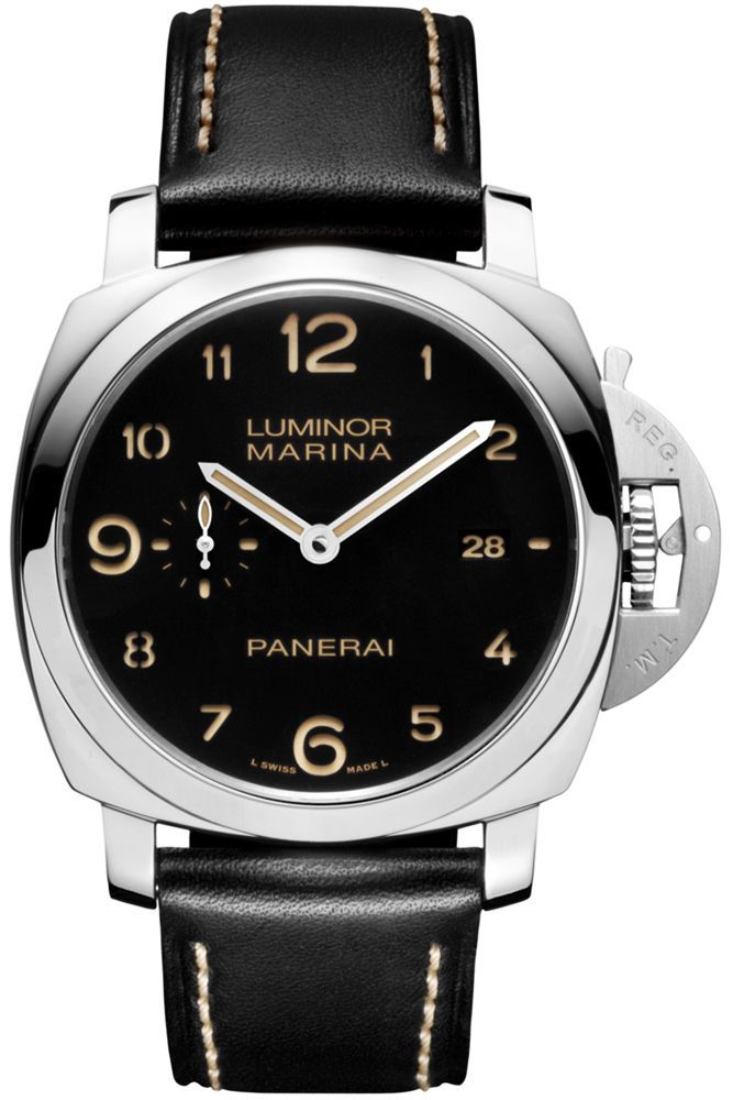 Panerai Luminor 3 Days Automatic Black Dial 44 mm Automatic Watch For Men - 1