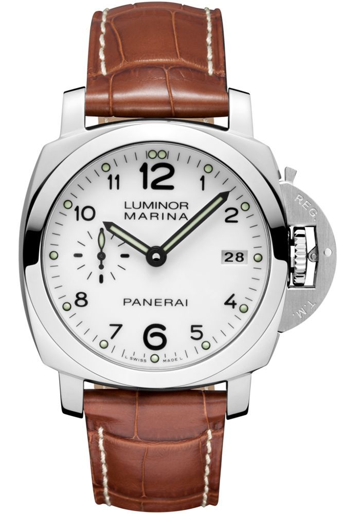 Panerai 3 Days Automatic 42 mm Watch in White Dial For Men - 1