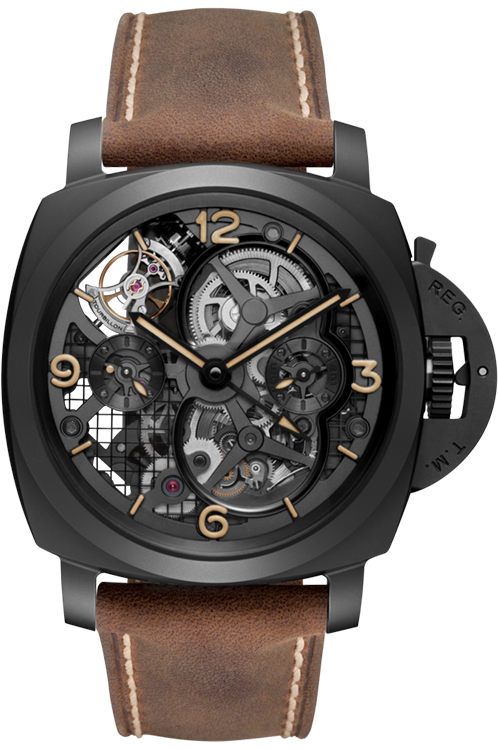 Panerai Luminor Manual Winding Men Watches in Cushion case Dial