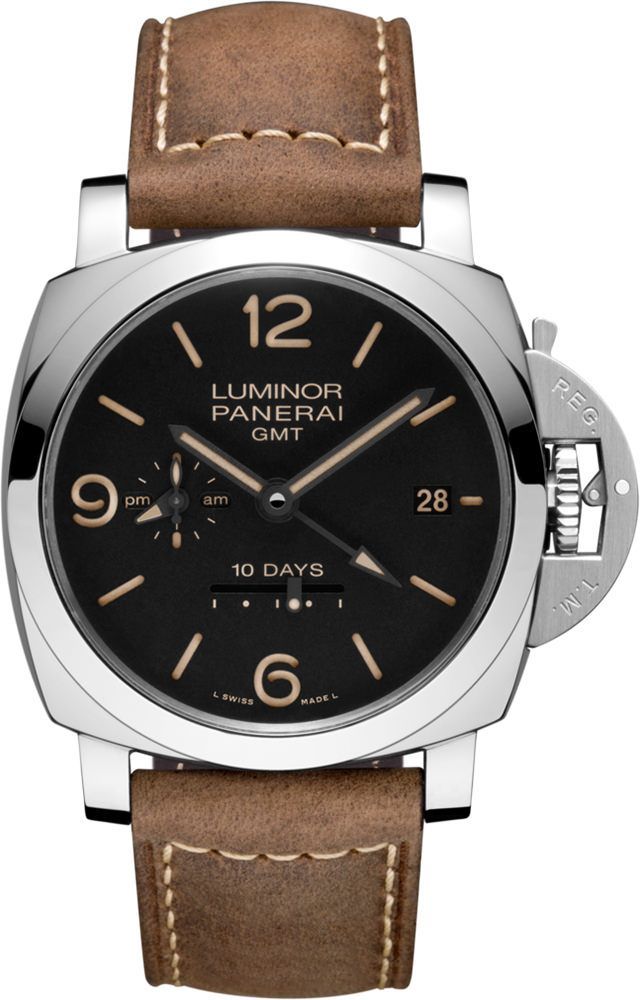Panerai Luminor 10 Days GMT Black Dial 44 mm Automatic Watch For Men - 1