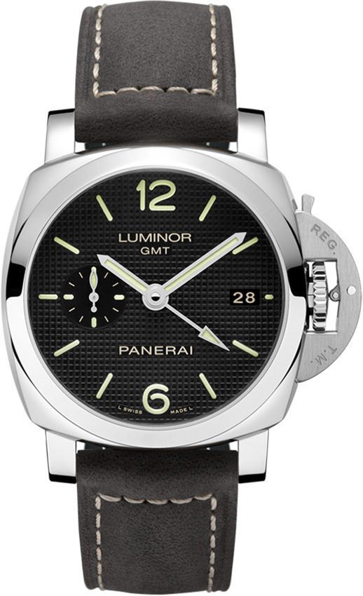Panerai Luminor 3 Days GMT Automatic Black Dial 42 mm Automatic Watch For Men - 1