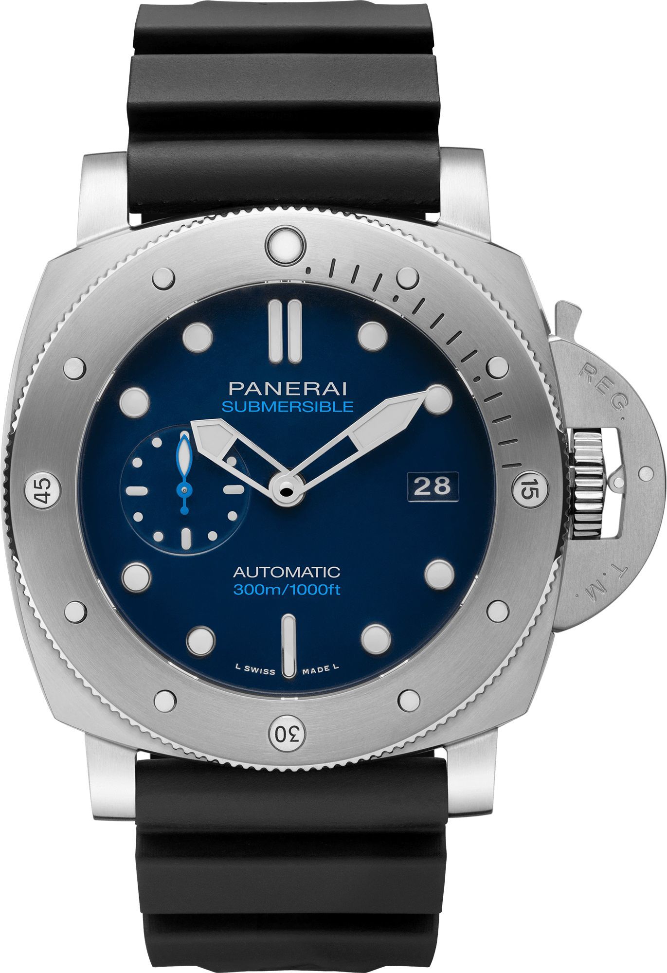 Panerai  47 mm Watch in Blue Dial For Men - 1