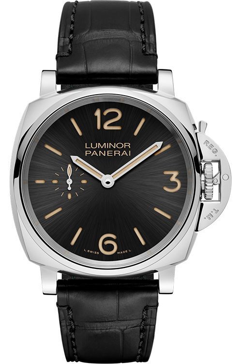 Panerai Luminor Due 42 mm Watch in Black Dial