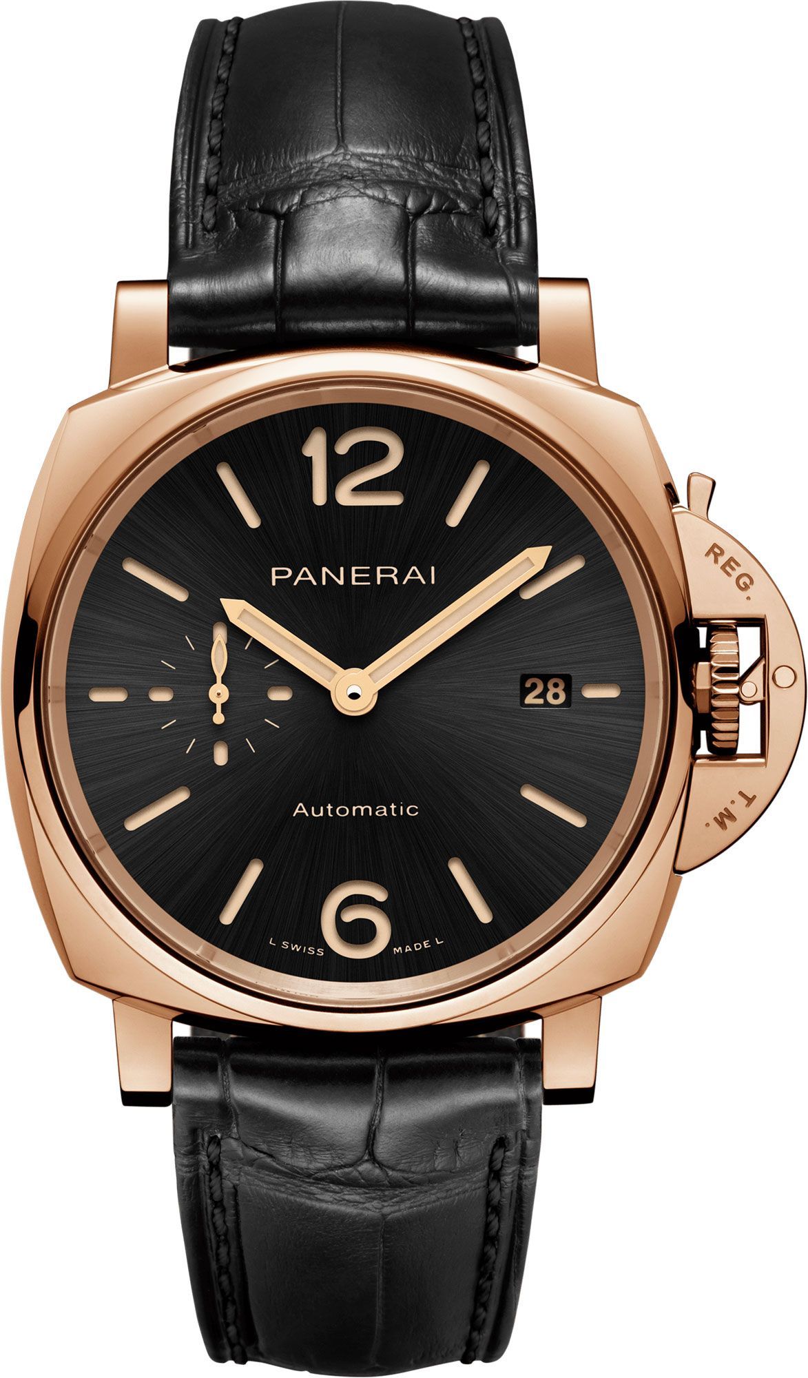 Panerai Luminor Due  Black Dial 42 mm Automatic Watch For Men - 1