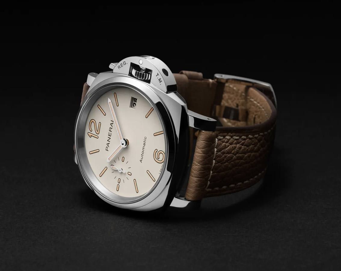 Panerai Luminor Due 38 mm Watch in White Dial