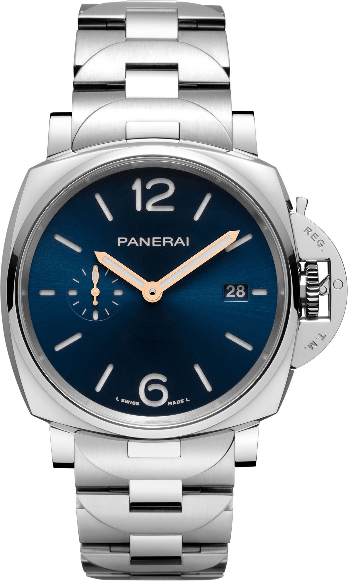 Panerai Luminor Due  Blue Dial 42 mm Automatic Watch For Men - 1