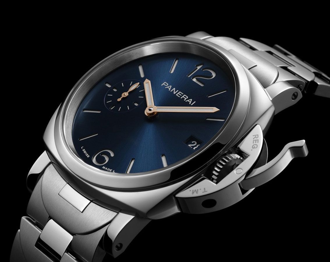 Panerai Luminor Due  Blue Dial 42 mm Automatic Watch For Men - 4