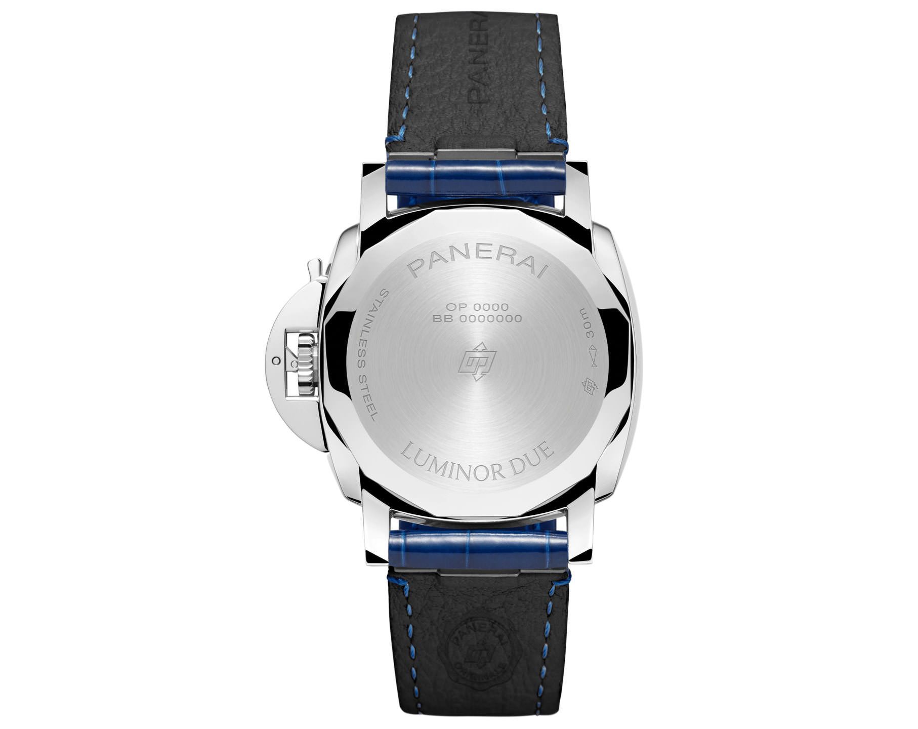 Panerai Luminor Due  Blue Dial 38 mm Automatic Watch For Women - 4
