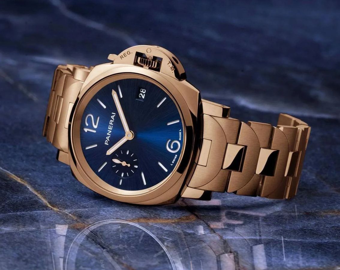 Panerai Luminor Due  Blue Dial 38 mm Automatic Watch For Unisex - 3