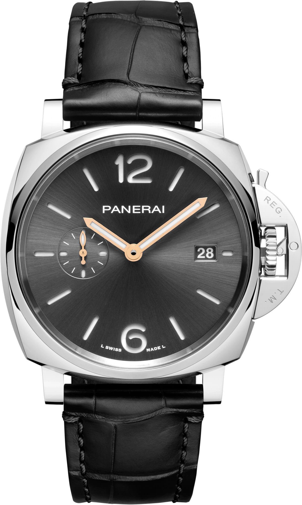 Panerai Luminor Due  Anthracite Dial 42 mm Automatic Watch For Men - 1