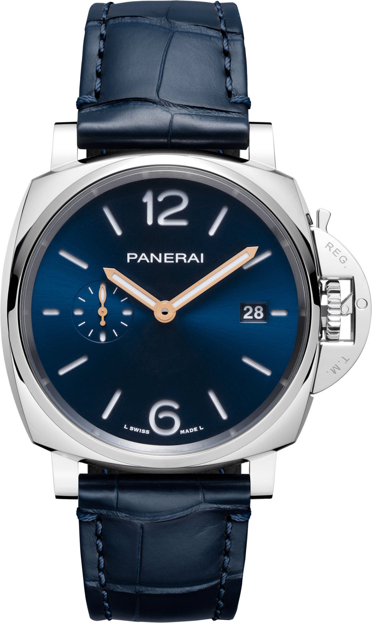 Panerai Luminor Due  Blue Dial 42 mm Automatic Watch For Men - 1