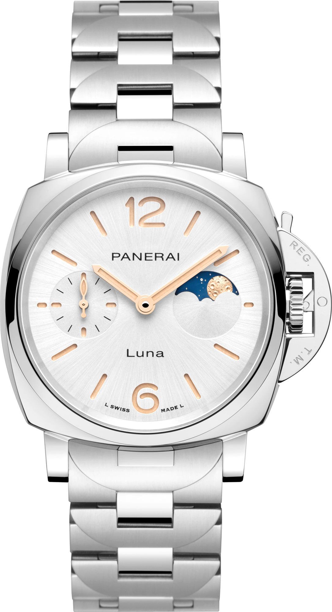 Panerai Luminor Due  White Dial 38 mm Automatic Watch For Men - 1