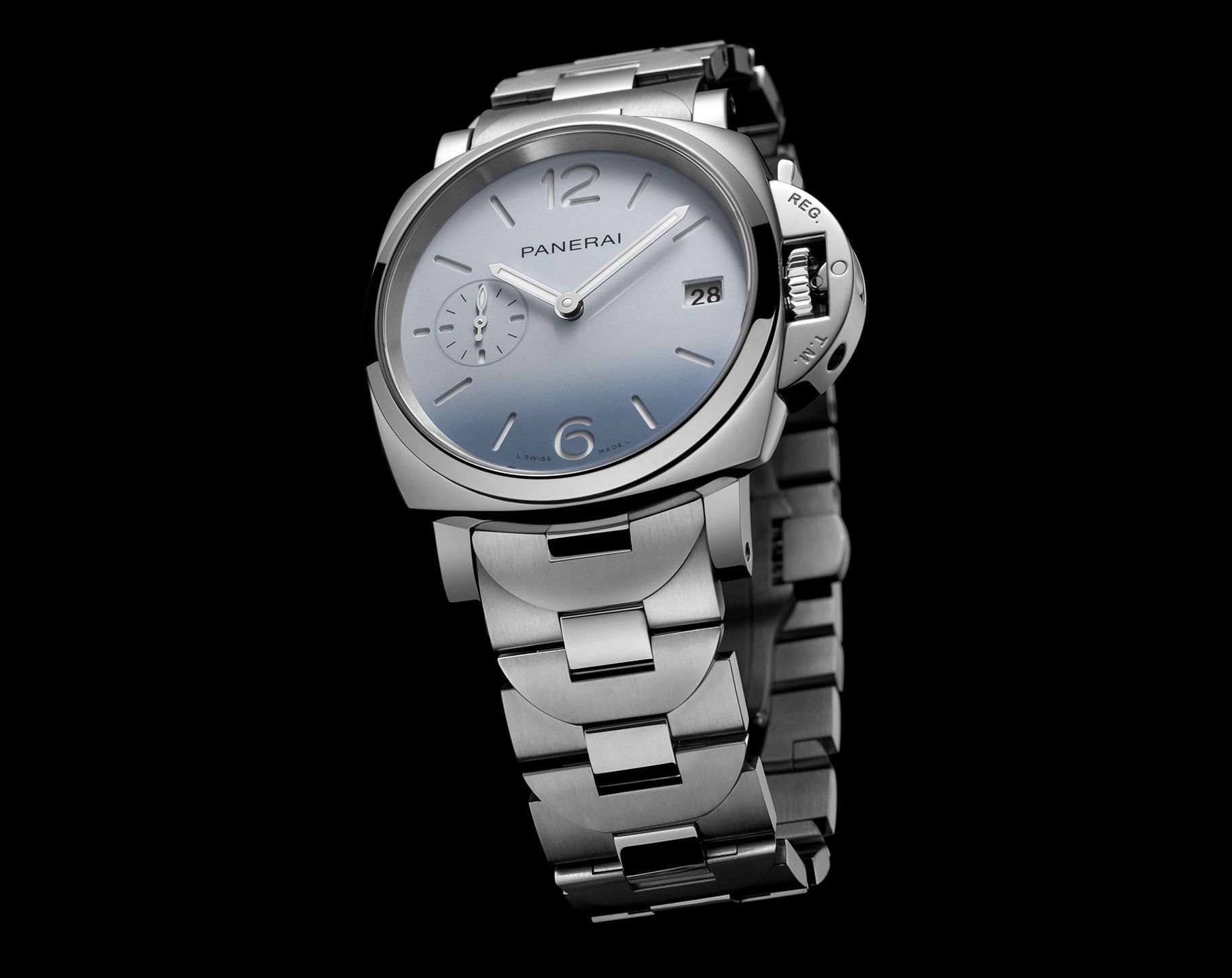 Panerai  38 mm Watch in Blue Dial For Unisex - 7