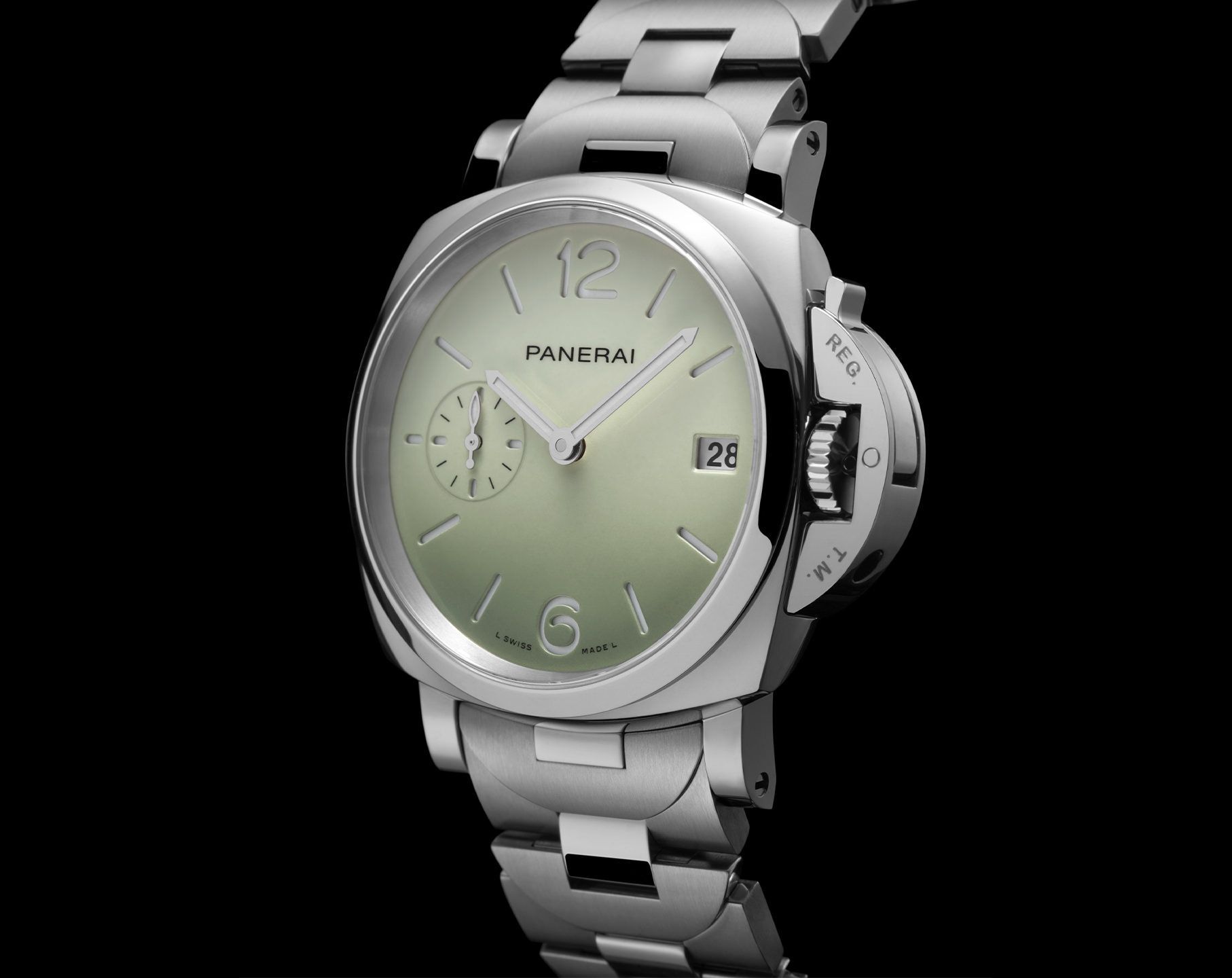 Panerai Luminor Due  Green Dial 38 mm Automatic Watch For Unisex - 4