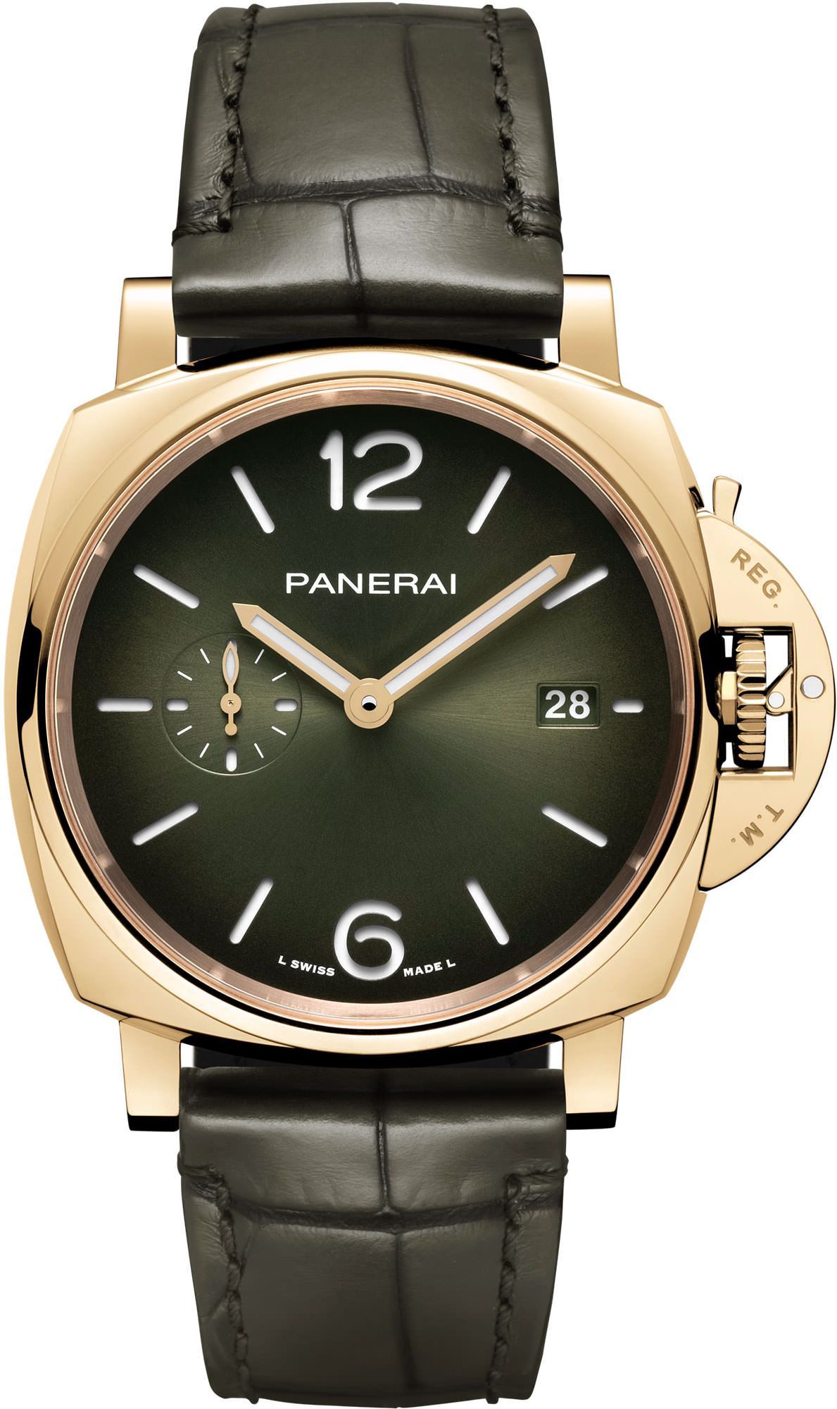 Panerai Luminor Due  Green Dial 42 mm Automatic Watch For Men - 1