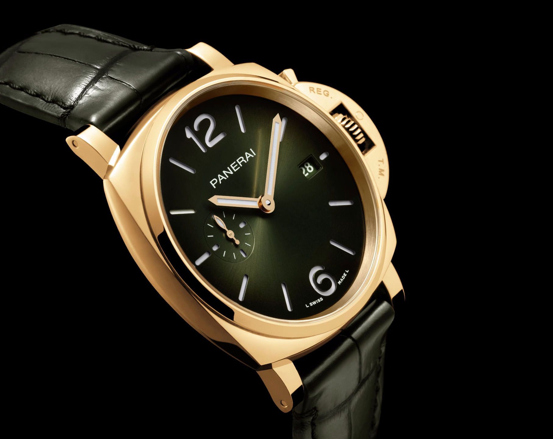 Panerai Luminor Due  Green Dial 42 mm Automatic Watch For Men - 3