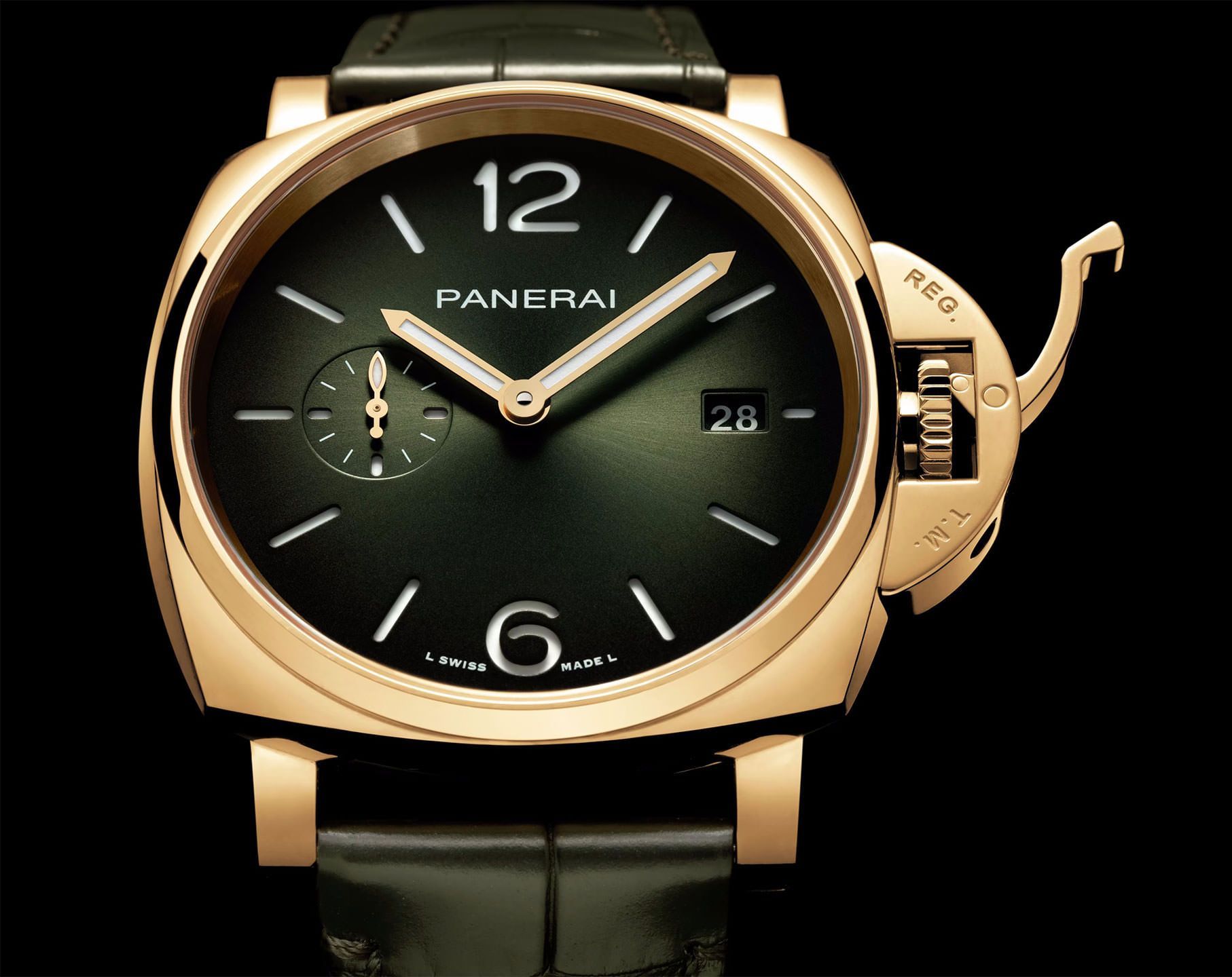 Panerai Luminor Due  Green Dial 42 mm Automatic Watch For Men - 5
