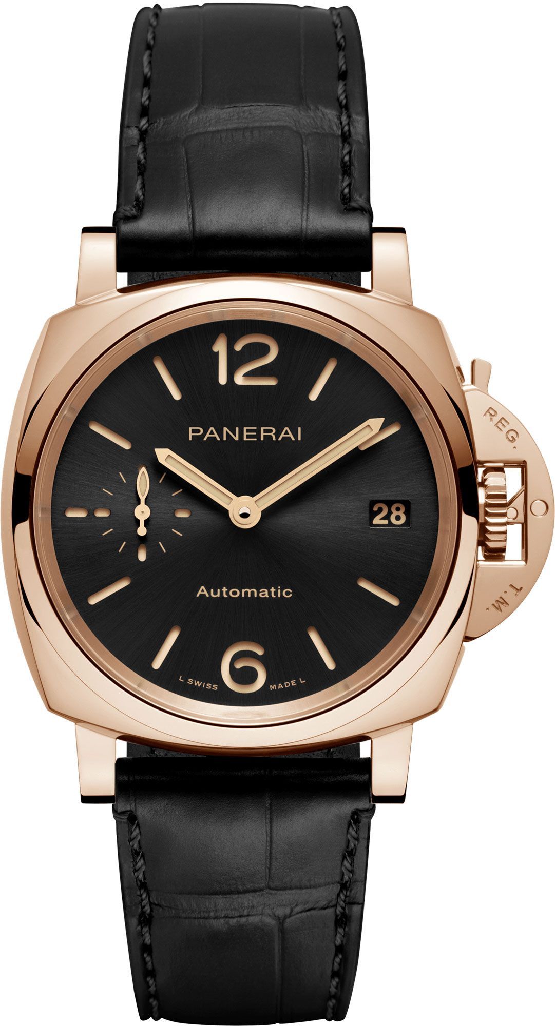 Panerai Luminor Due  Black Dial 38 mm Automatic Watch For Women - 1