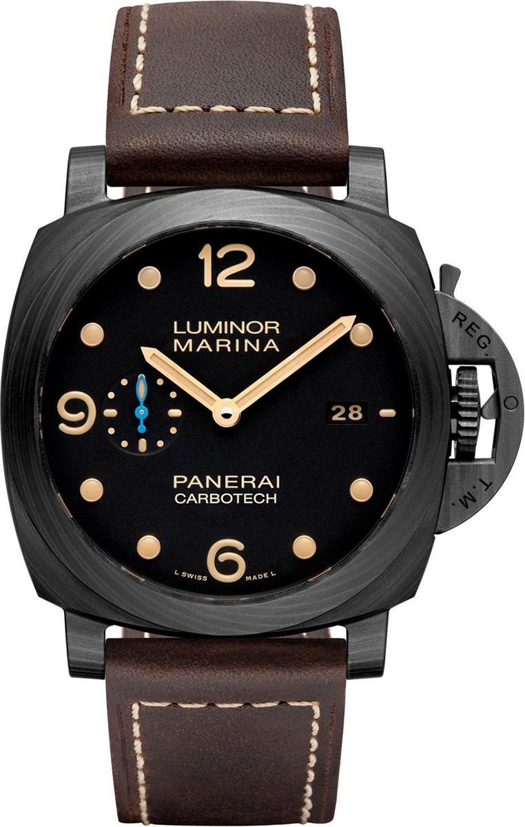 Panerai Luminor 3 Days Automatic Black Dial 44 mm Automatic Watch For Men - 1