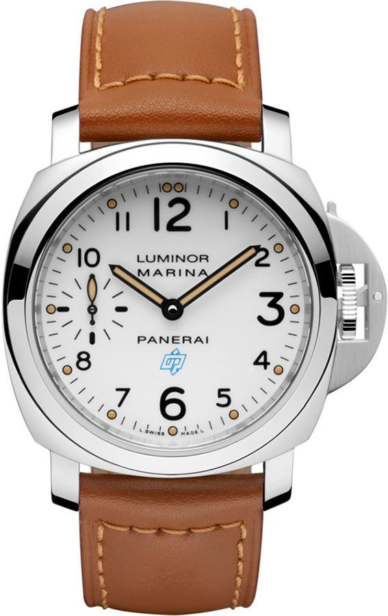 Panerai Luminor  White Dial 44 mm Manual Winding Watch For Men - 1