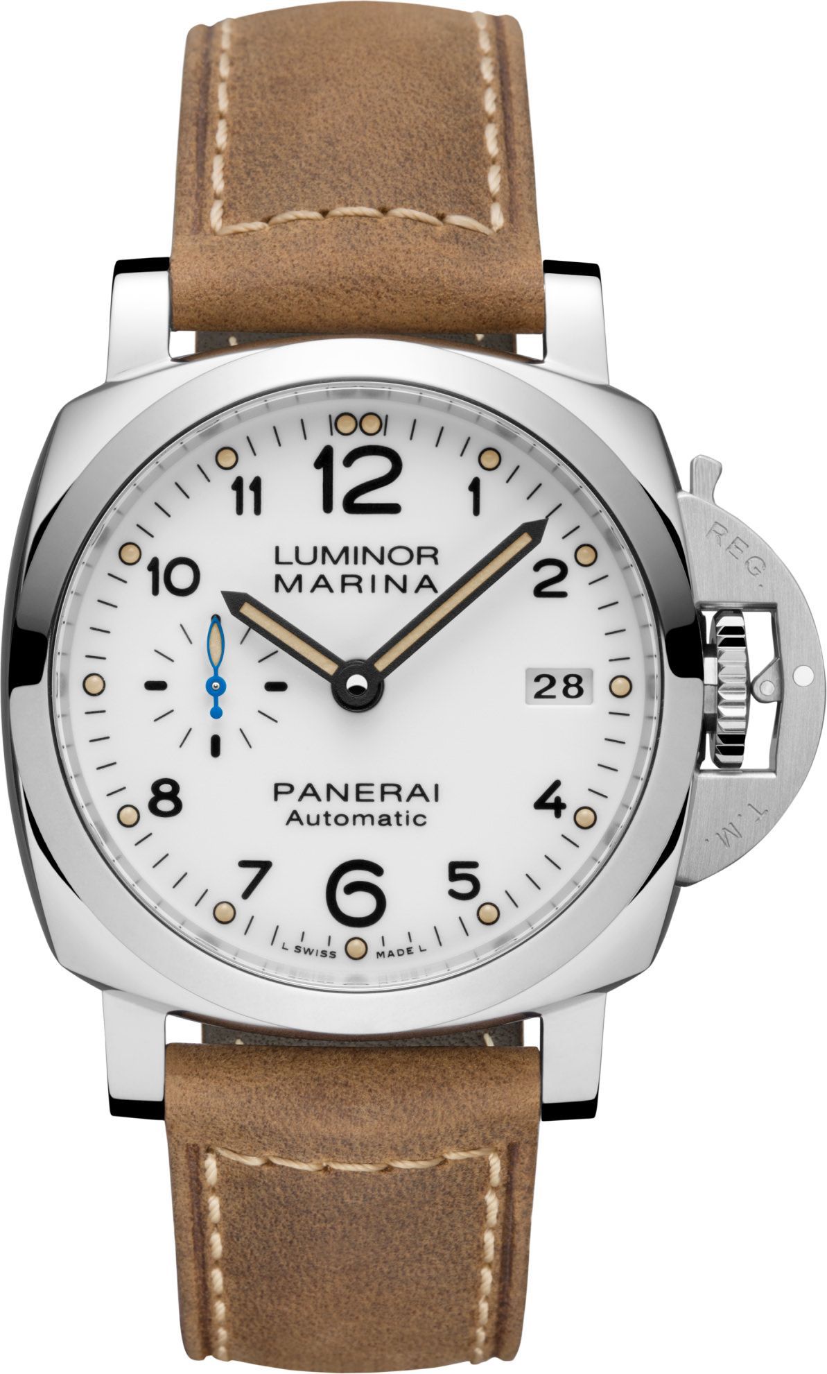 Panerai Luminor 3 Days Automatic White Dial 42 mm Automatic Watch For Men - 1