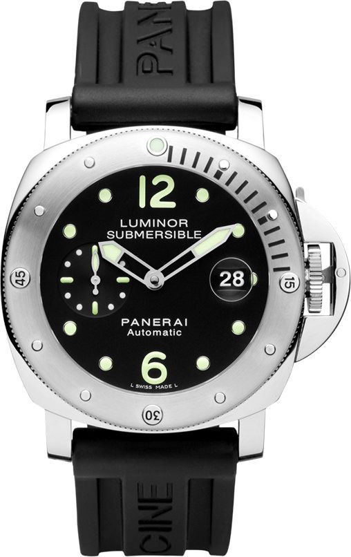 Panerai Submersible 44 mm Watch in Black Dial For Men - 1