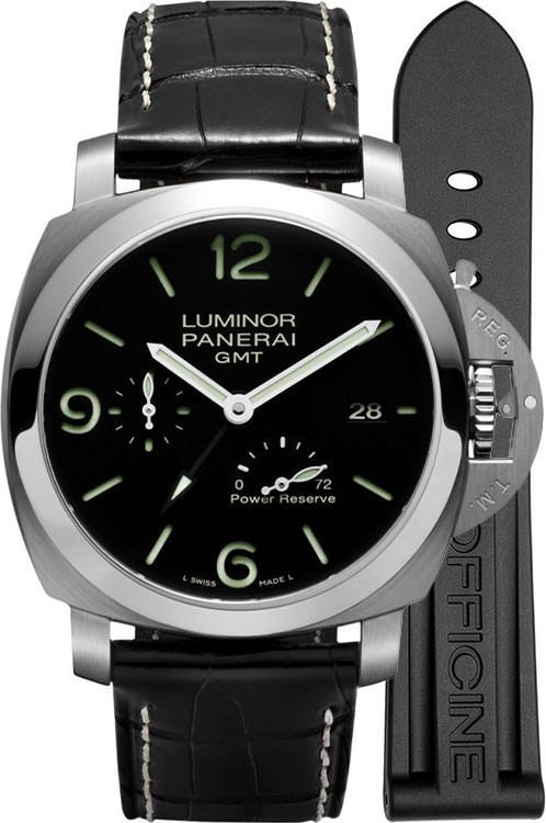 Panerai 3 Days GMT Automatic 44 mm Watch in Black Dial