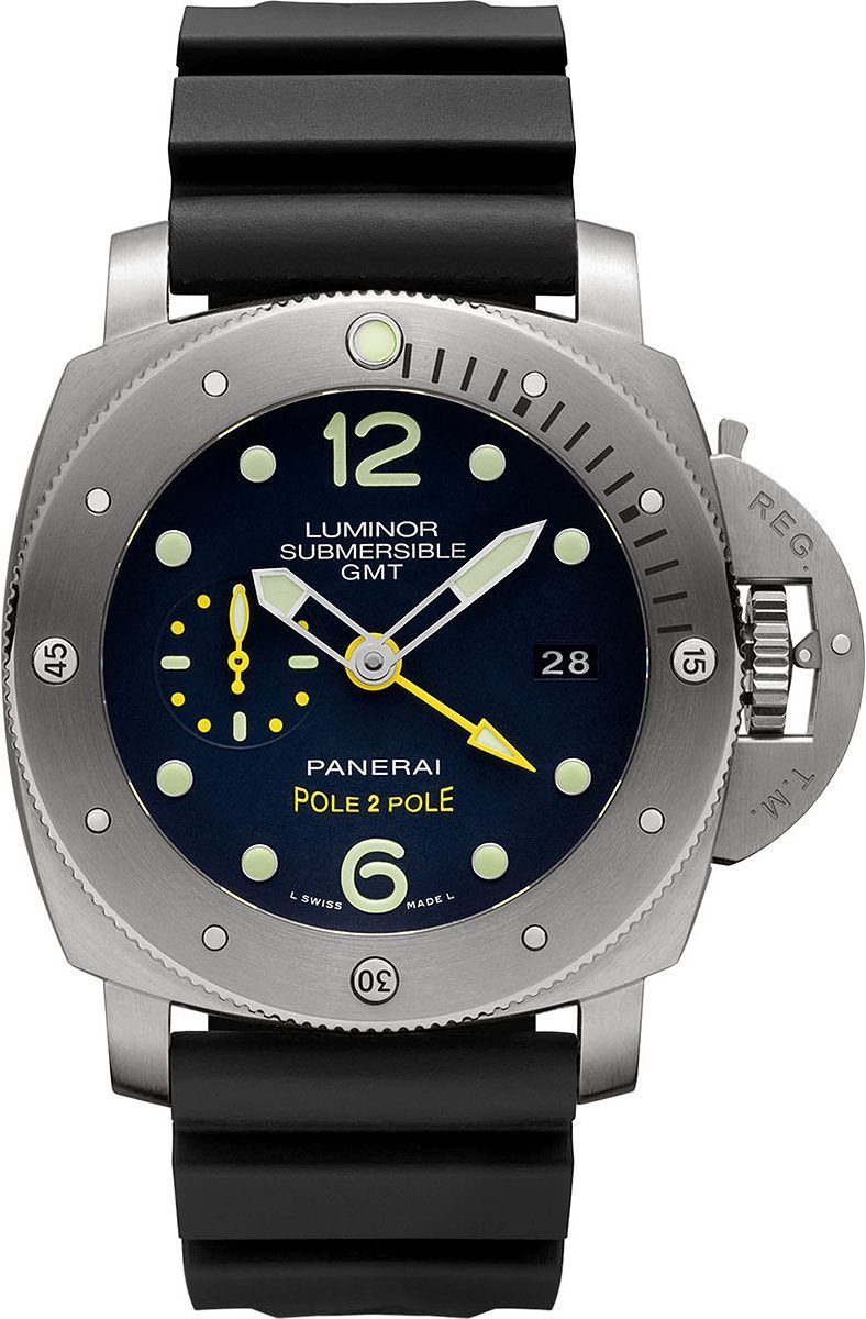 Panerai Luminor Submersible Blue Dial 47 mm Automatic Watch For Men - 1