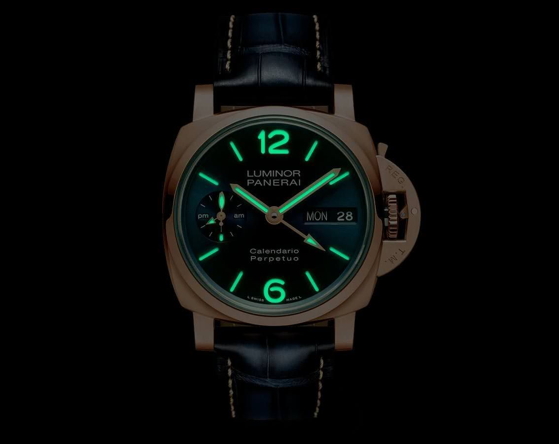 Panerai Luminor 44 mm Watch in Blue Dial