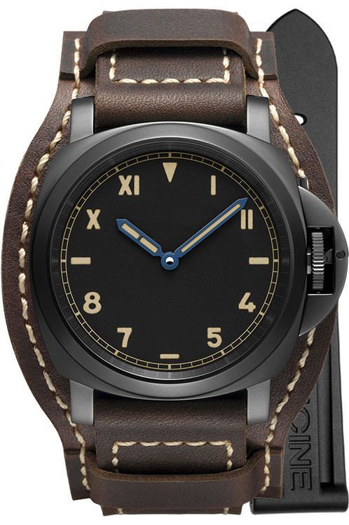 Panerai Luminor 44 mm Watch in Black Dial