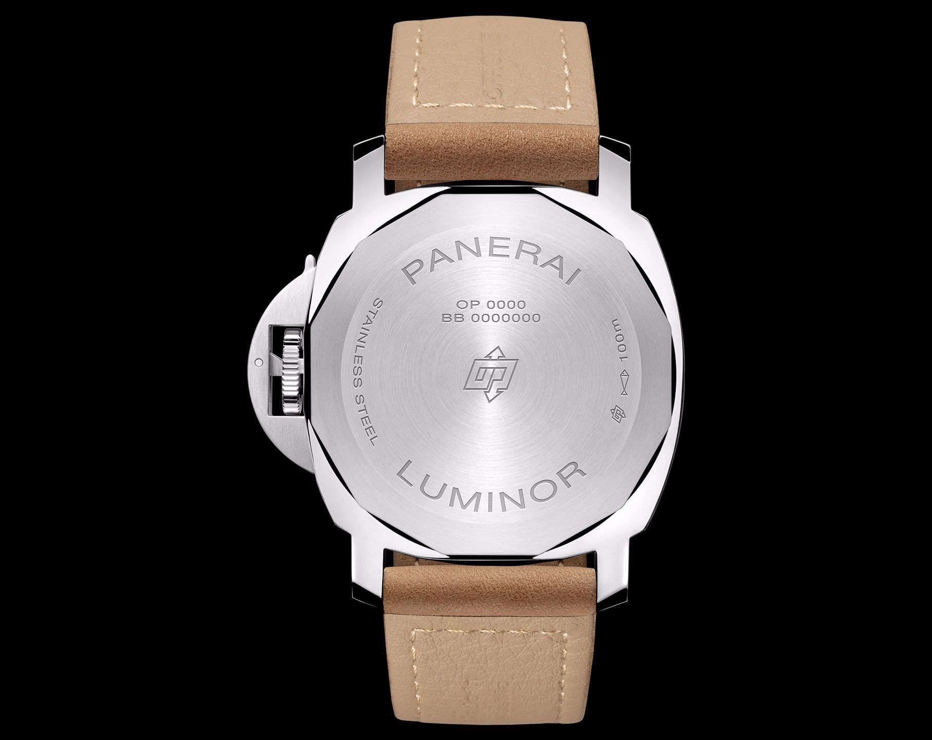 Panerai Luminor  Black Dial 44 mm Manual Winding Watch For Men - 3