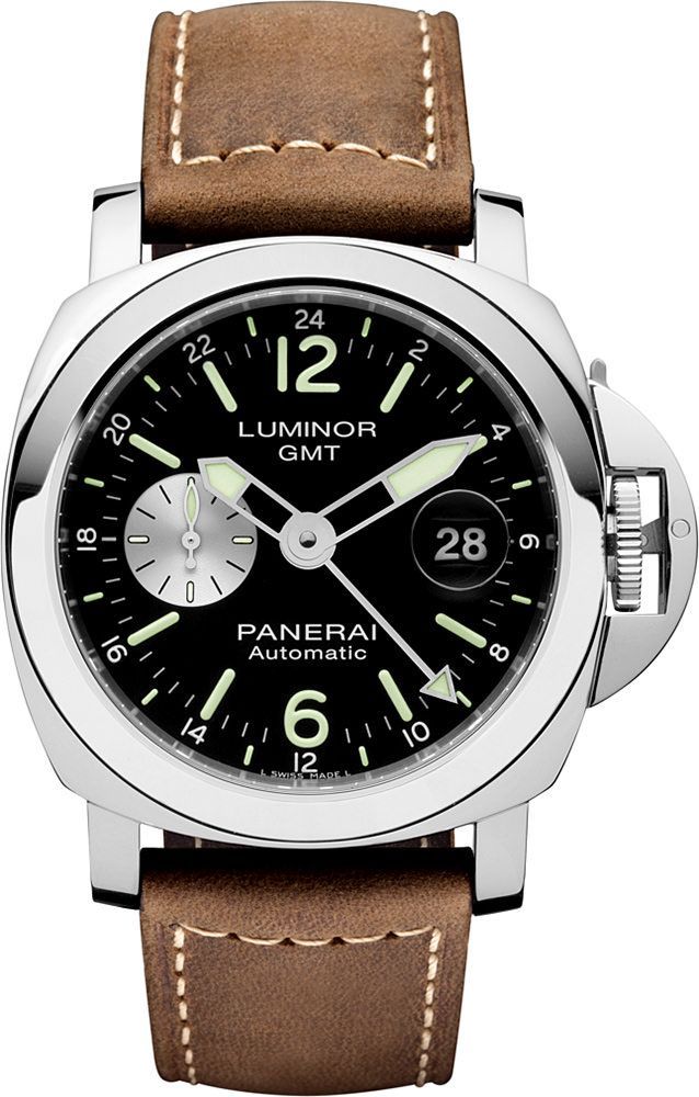 Panerai Acciaio 44 mm Watch in Black Dial For Men - 1