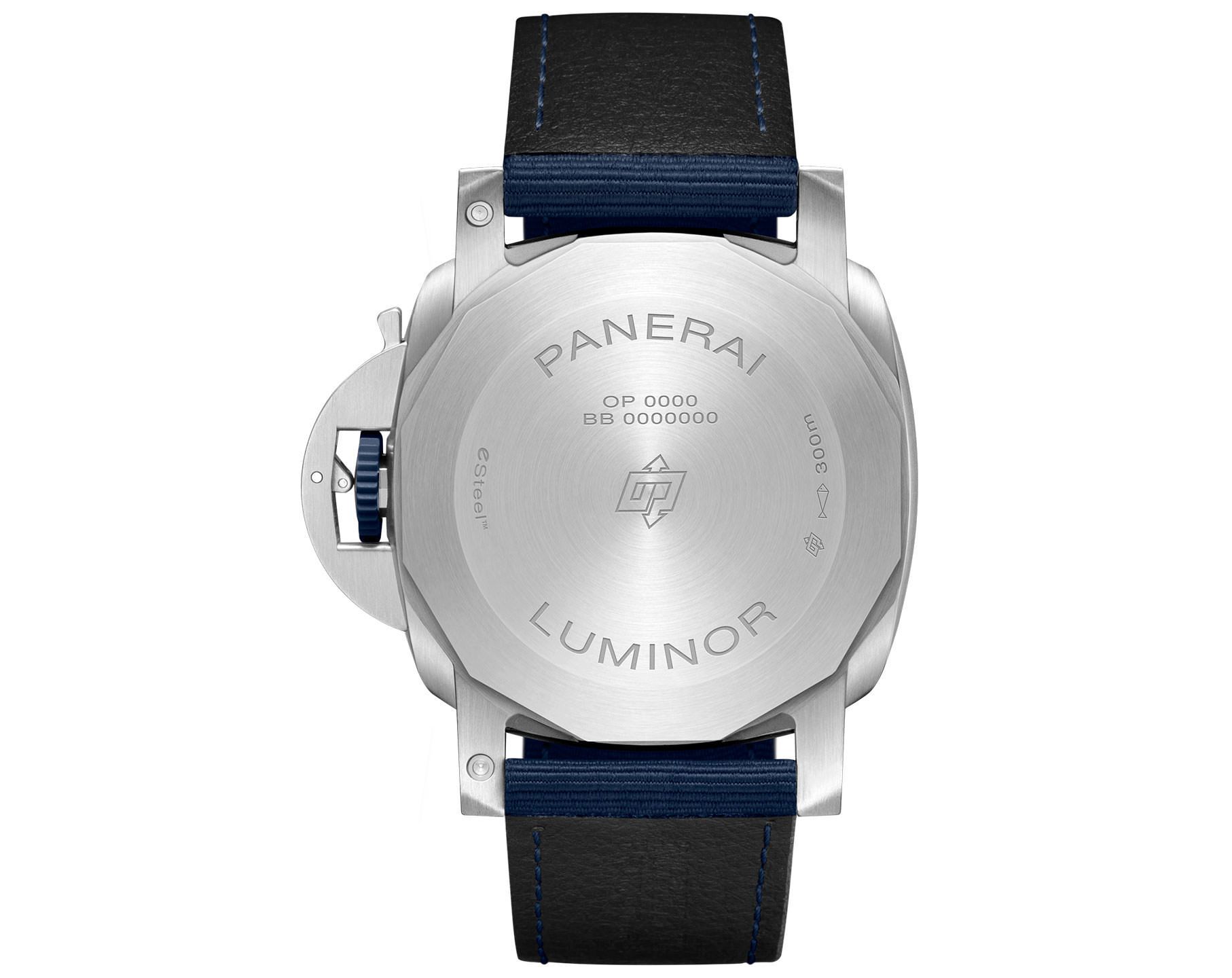 Panerai Luminor  Blue Dial 44 mm Automatic Watch For Men - 3