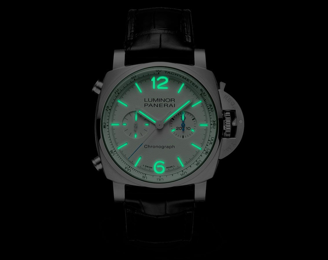 Panerai Luminor  White Dial 44 mm Automatic Watch For Men - 6