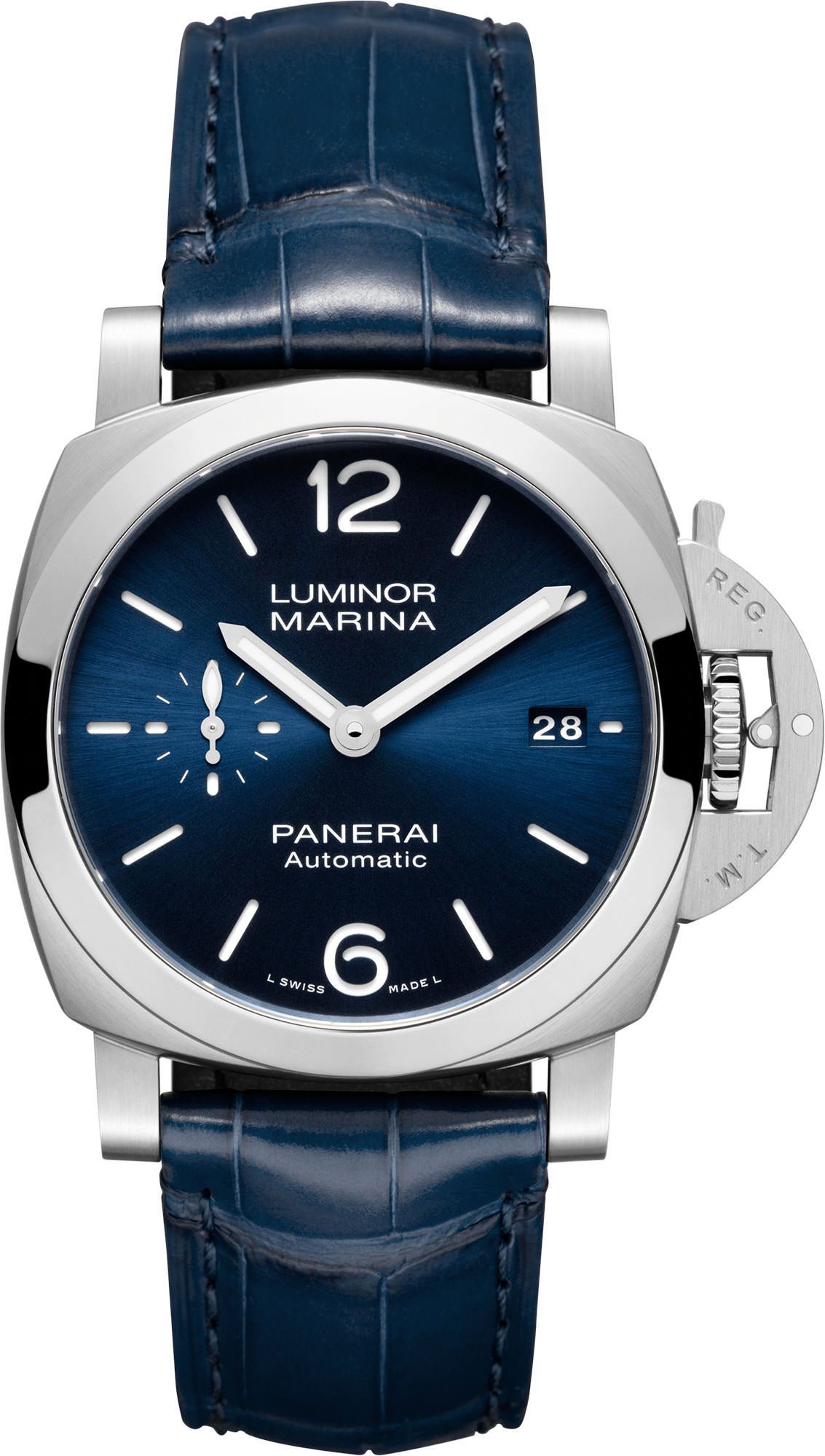 Panerai Luminor  Blue Dial 40 mm Automatic Watch For Men - 1