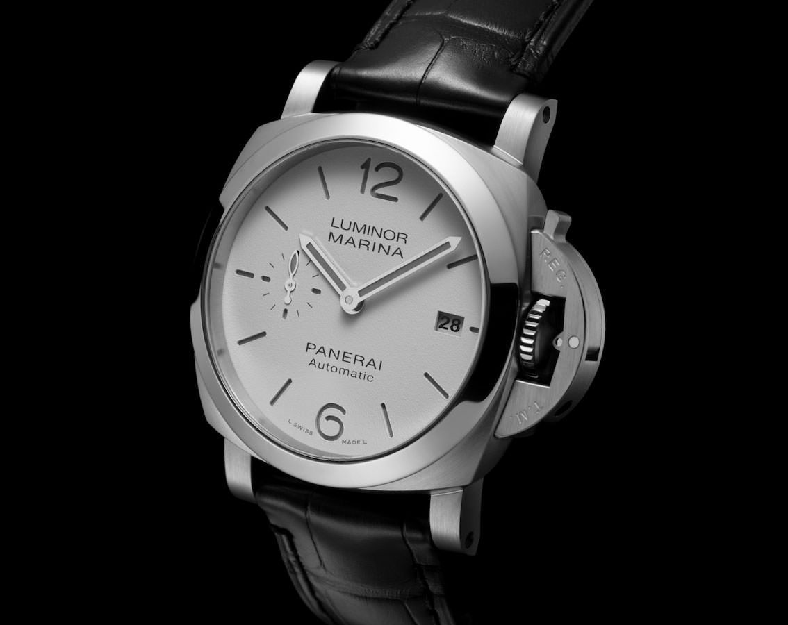 Panerai Luminor  White Dial 40 mm Automatic Watch For Men - 3