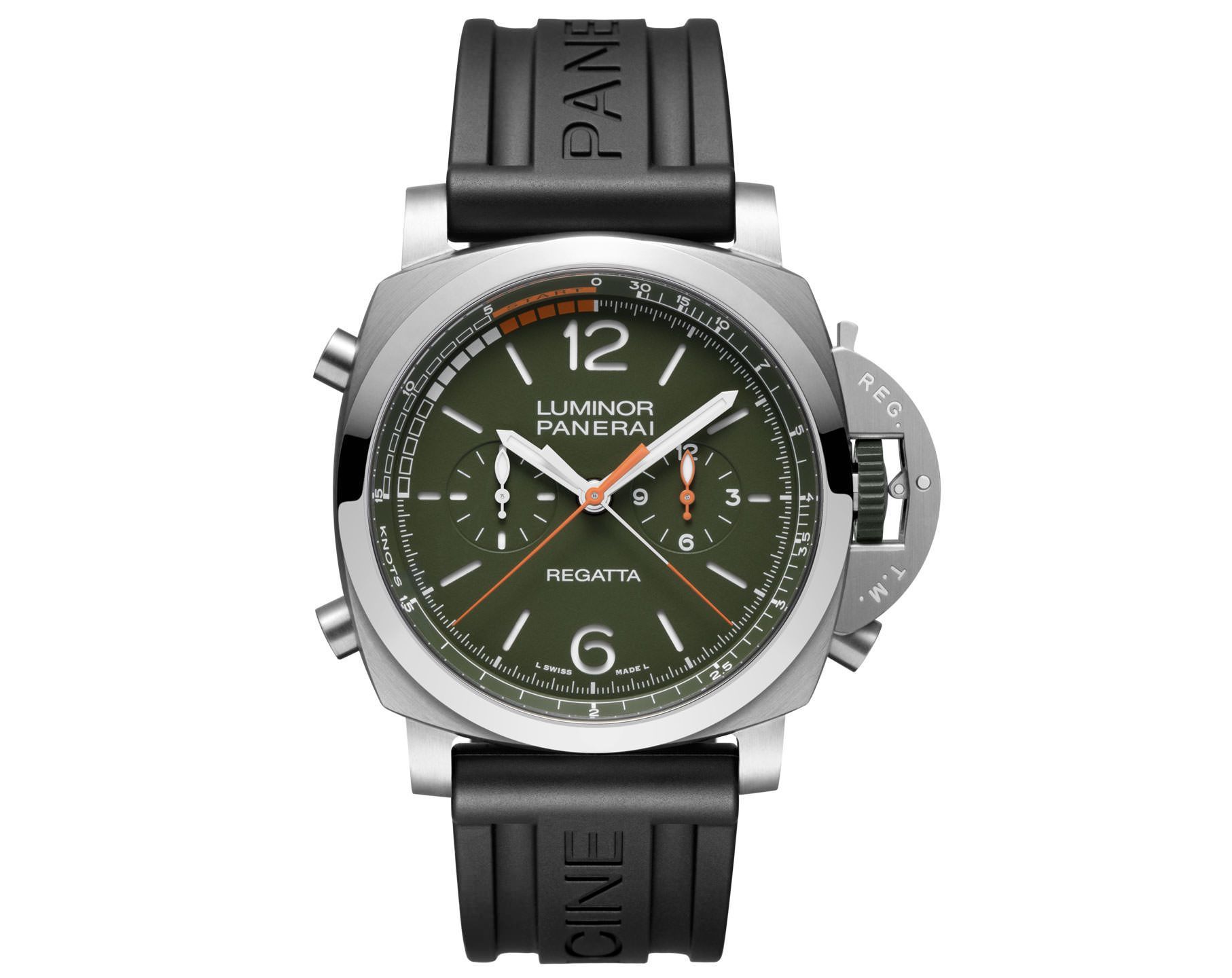 Panerai Luminor 47 mm Watch in Green Dial