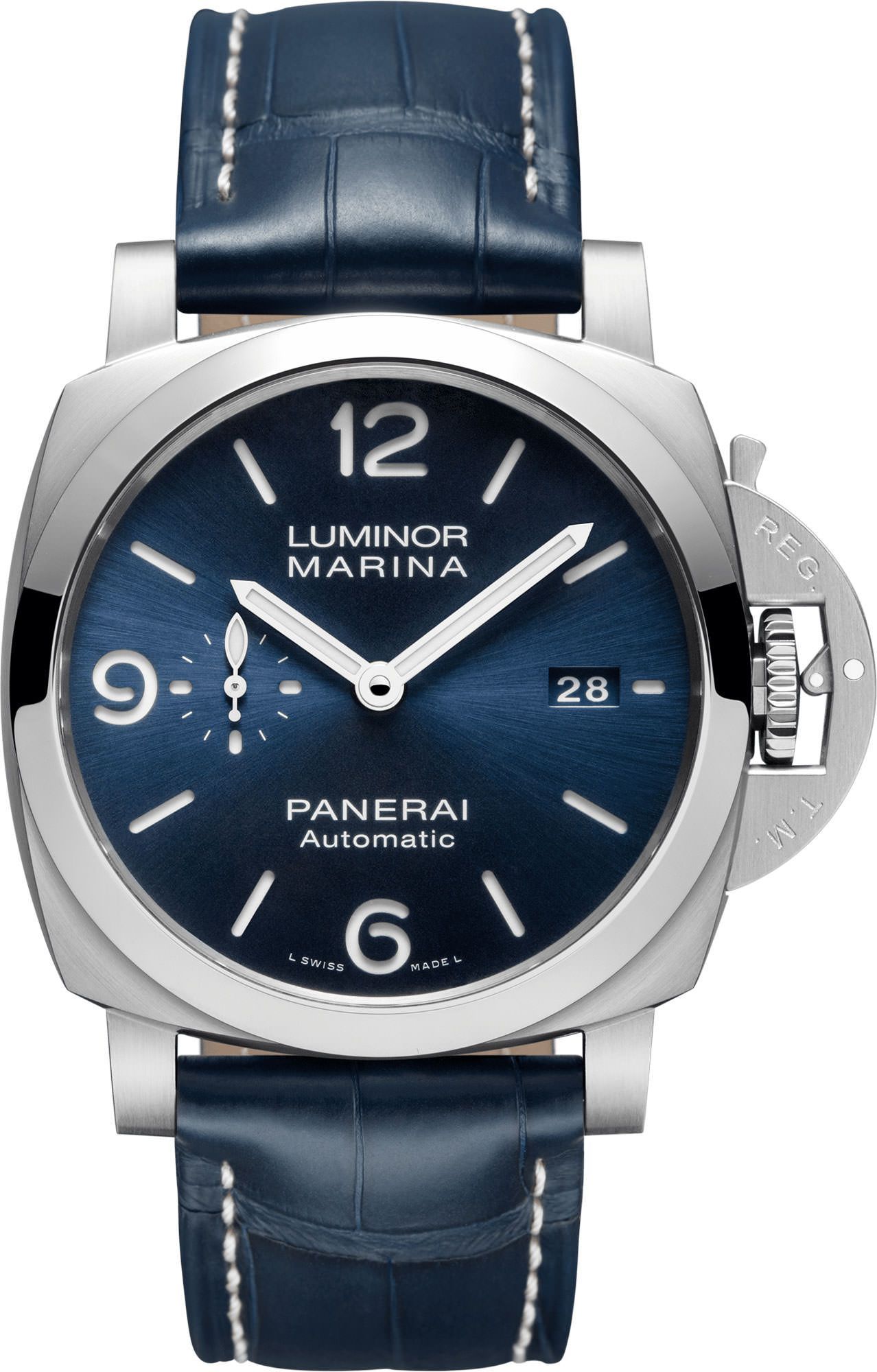Panerai Luminor  Blue Dial 44 mm Automatic Watch For Men - 1