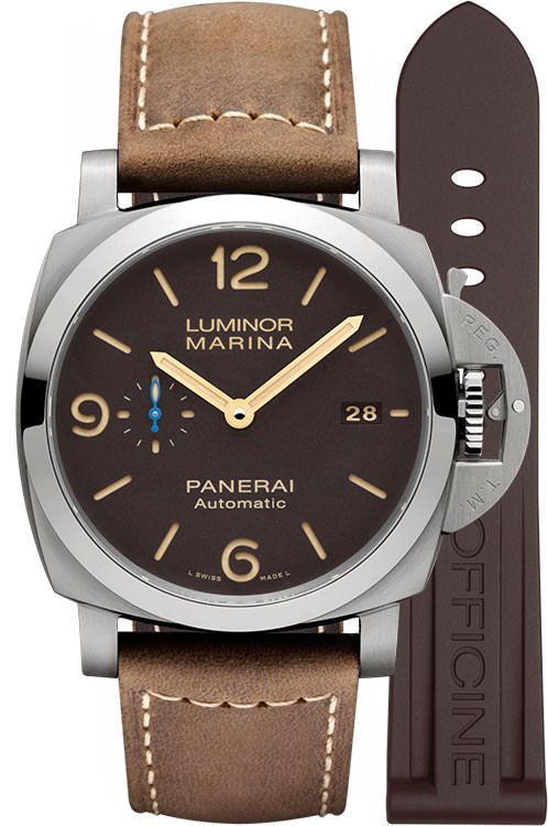 Panerai Marina 44 mm Watch in Brown Dial