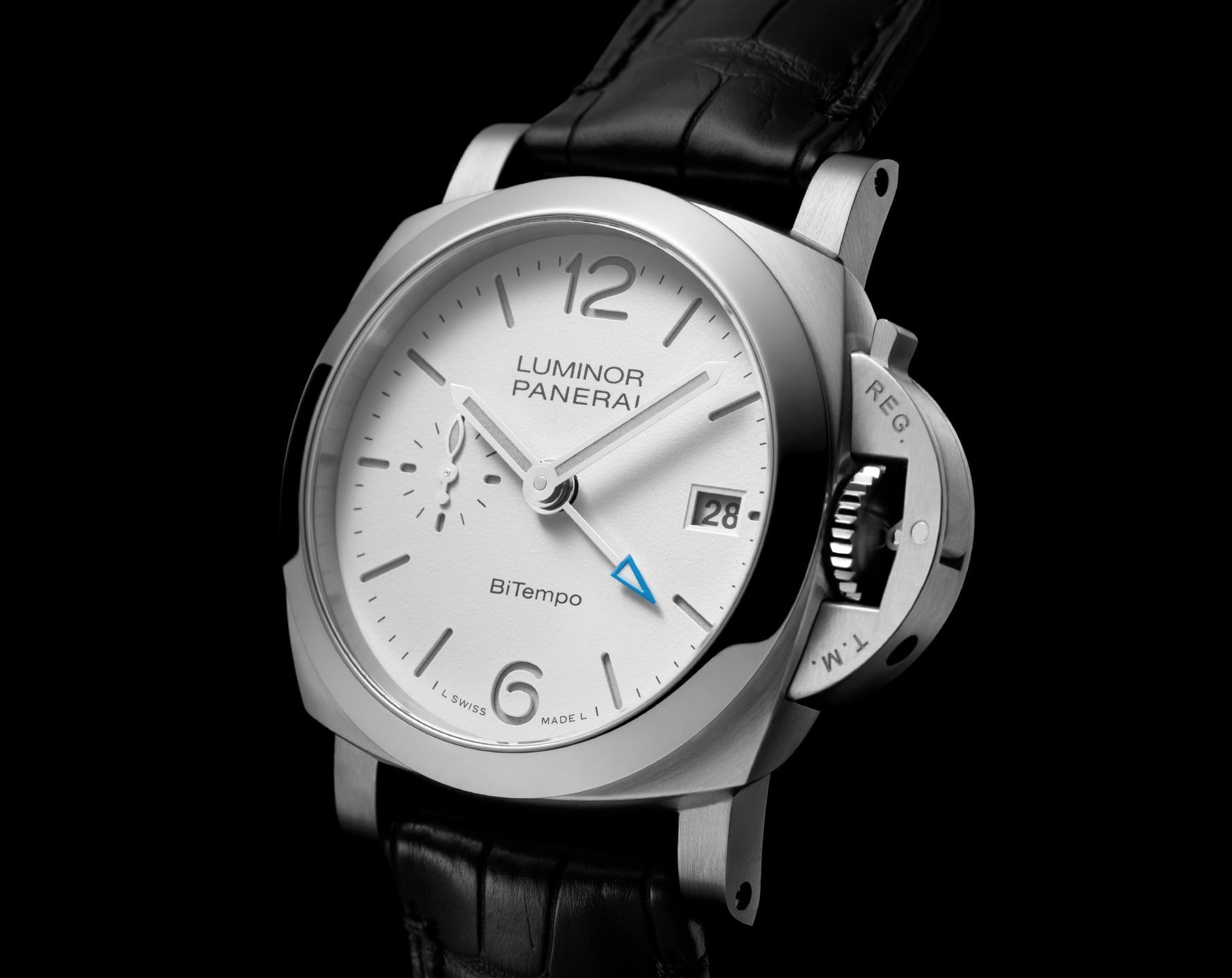 Panerai Luminor  White Dial 40 mm Automatic Watch For Men - 5