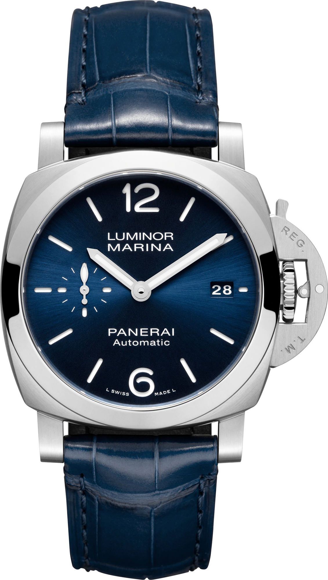 Panerai Luminor  Blue Dial 40 mm Automatic Watch For Men - 1