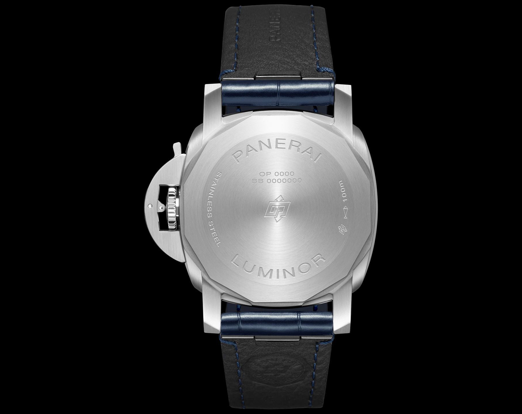 Panerai Luminor  Blue Dial 40 mm Automatic Watch For Men - 3