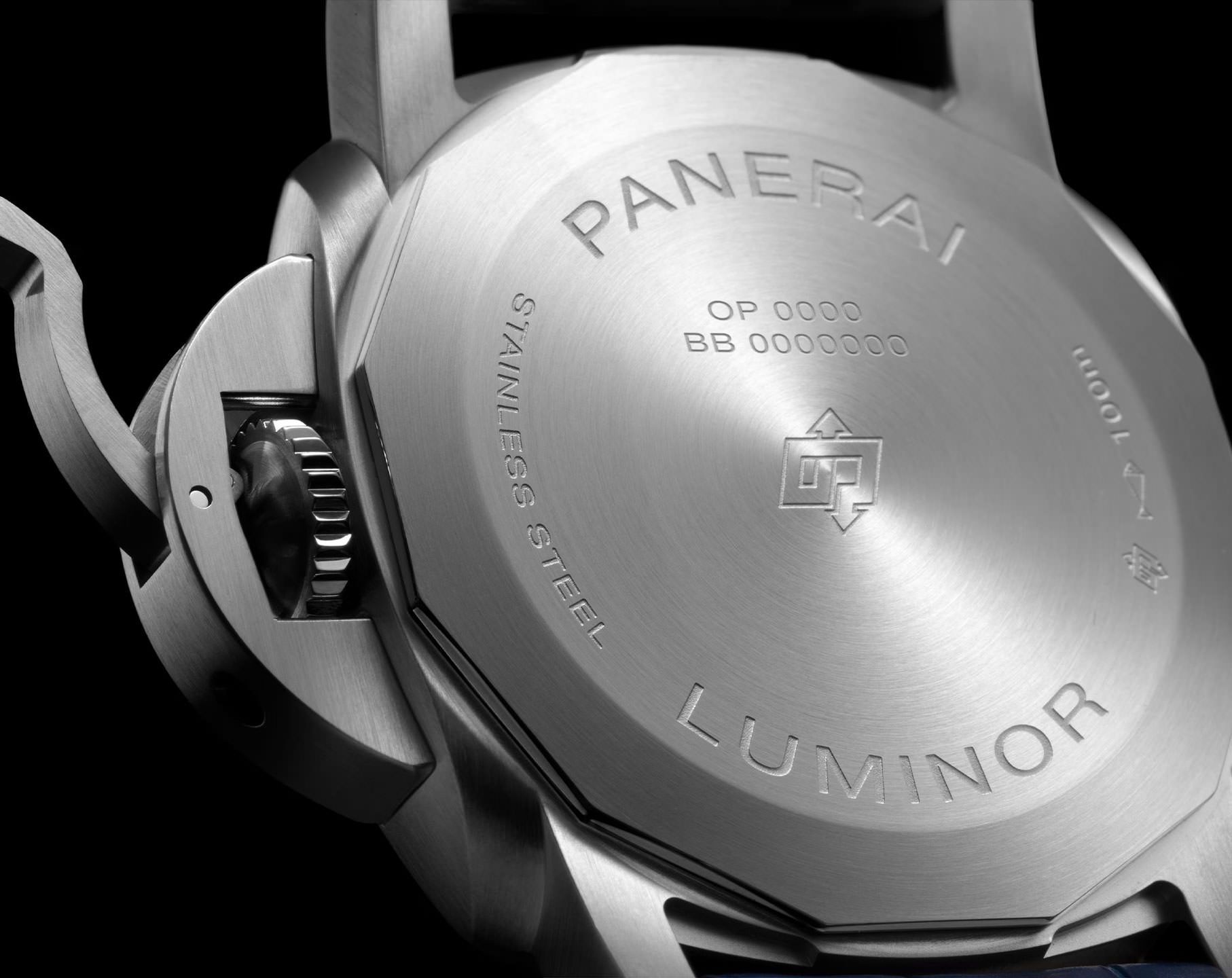 Panerai Luminor  Blue Dial 40 mm Automatic Watch For Men - 4